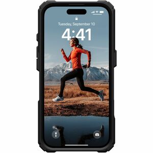 Urban Armor Gear Plasma XTE Rugged Case for Apple iPhone 16 Smartphone - Black/Orange - Drop Resistant, Scratch Resistant,
