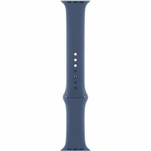 Apple Watch Series 10 Smartwatch - 46 mm Case Height - 39 mm Case Width - Silber Case Color - Denim Band Color - Aluminium