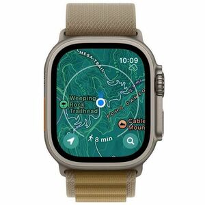 Apple Watch Ultra 2 Smartwatch - 49 mm Case Height - 44 mm Case Width - Natürlich Case Color - Tan Band Color - Glas Body 