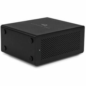 OWC Express 4M2 Drive Enclosure PCI Express NVMe - Thunderbolt 3 Host Interface Desktop - Black - TAA Compliant - Hot Swap