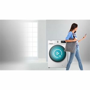Lavatrice Hisense WFQA9014EVJMW Caricamento Frontale 9 kg - Bianco - Funzione vapore - 1400 Velocità centrifuga (rpm) - 23