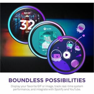 NZXT Kraken Elite 360 RGB RL-KR36E-B2 1 Cooling Fan/Radiator/Pump - CPU, Processor - 127.63m³/h Maximum Airflow - 2400 rpm