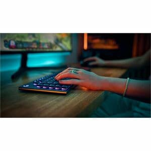 Logitech G915 X Gaming Keyboard - Cable Connectivity - USB Interface - RGB LED - German - QWERTZ Layout - Black - GL Tacti