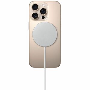 Apple MagSafe Induktionsladegerät - Weiß - für Smartphone, AirPod, iPhone, Qi-fähiges Gerät, Qi2-fähiges Gerät - Eingangss