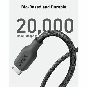 ANKER 543 USB C to USB C Cable (240W, 10 ft) - 10 ft USB-C Data Transfer Cable for Smartphone, USB Device, Tablet, Noteboo
