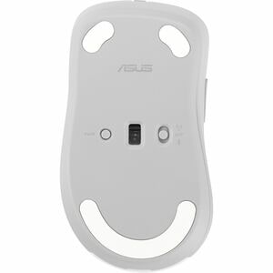 Asus MD102-WH Mouse - Bluetooth/Radio Frequency - USB - Optical - 5 Button(s) - White - Wireless - 10 m (393.70") - 2.40 G