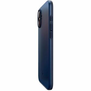 Spigen Thin Fit Case for Apple iPhone 16 Plus Smartphone - Navy Blue - Drop Resistant, Scratch Resistant, Shock Resistant 