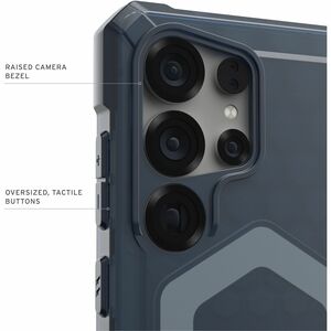 Urban Armor Gear Essential Armor Rugged Case for Samsung Galaxy S25 Ultra Smartphone - Hex Pattern - Cloud Blue - Shock Ab