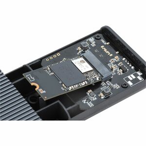 Digitus DA-71158 Laufwerksgehäuse M.2, PCI Express NVMe - USB4 Host Interface Extern - Grau - 1 x SSD unterstützt - 8 TB T