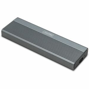 Digitus DA-71154 Laufwerksgehäuse SATA/600, M.2 - USB 3.1 (Gen 2) Typ C Host Interface Extern - Grau - 1 x SSD unterstützt