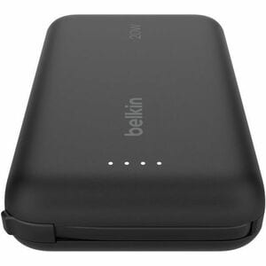 Belkin BoostCharge Power Bank 10K With Integrated Cable - For Smartphone, Tablet PC, iPad mini, iPad, iPad Pro - 10000 mAh
