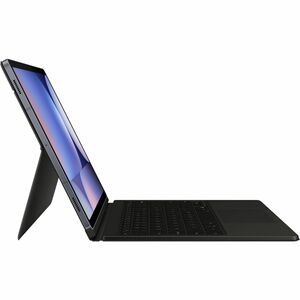 Samsung Keyboard/Cover Case (Book Fold) Samsung Galaxy Tab S9+, Galaxy Tab S9 FE+, Galaxy Tab S10+ Tablet - Black - 286 mm