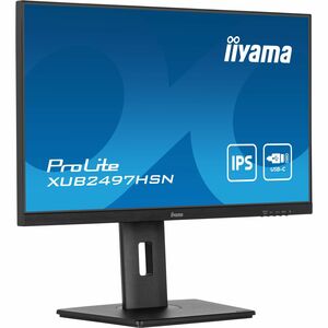 iiyama ProLite XUB2497HSN-B2 24 Zoll Class Full HD LED-Monitor - 16:9 Format - Mattschwarz - 60,5 cm (23,8 Zoll) Viewable 