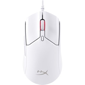 HP Pulsefire Haste 2 Gaming Mouse - USB 2.0 Type A - Optical - 6 Button(s) - 6 Programmable Button(s) - White - Cable - 26