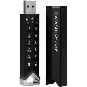 Lecteur flash iStorage datAshur PRO² - 16 Go - USB 3.2 (Gen 1) Type A - Noir - 256-bit AES - 168 Mo/s Read Speed - 116 Mo/