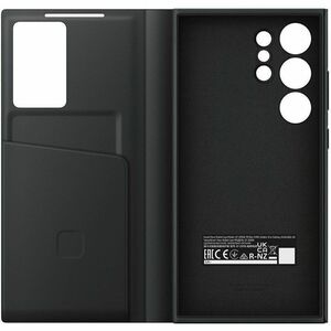 Samsung S View Carrying Case (Wallet) Samsung Galaxy S24 Ultra Smartphone - Black