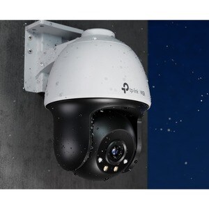 TP-Link VIGI C540 4 Megapixel Outdoor Network Camera - Colour - Dome - White - 30 m Infrared Night Vision - H.265+, H.265,