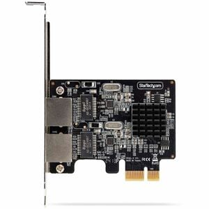 StarTech.com Gigabit Ethernet Card for Computer, Server, Workstation - 10/100/1000Base-T - Plug-in Card - Black - TAA Comp