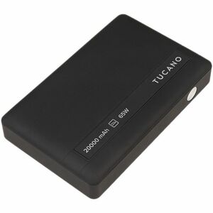 TUCANO Powerbank für Laptop 65W 20.000mAh, schwarz