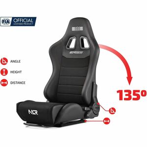 Next Level Racing Next Level Racing ERS5 Elite Reclining Seat - Leather & Suede Edition (NLR-E055) - PU Leather, Suede