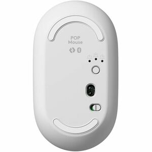 Logitech POP Mouse Rato - Bluetooth - Ótico - 4 Taste(n) - Branco - Sem fios - 10 m - 4000 dpi - Roda de deslocação - 1 x 
