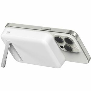 Belkin BoostCharge Pro Magnetic Power Bank with Qi2 15W 10K - For iPhone - 10000 mAh - 15 W - 2 x USB - White