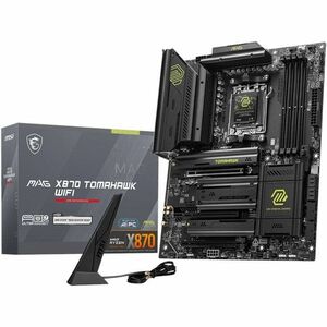 MSI MAG X870 TOMAHAWK WIFI Gaming Desktop Motherboard - AMD X870 Chipset - Socket AM5 - ATX - Ryzen 7 Processor Supported 