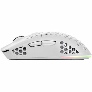 Souris de jeu Optique Trust Helox GXT 929W - USB Type A - 6 Bouton(s) - Blanc - Sans fil - Rechargeable - 4800 dpi - Droitier