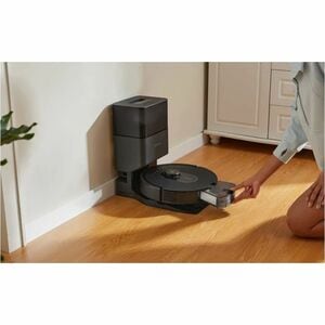 Robot Vacuum Cleaner Roborock Q5 Max+ senza filo - Nero - 60 W Motore - 770 mL Capacità polvere - Batteria - Batteria rica