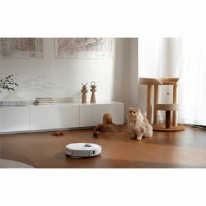 Robot Vacuum Cleaner Roborock Qrevo Curv senza filo - Bianco - 66 W Motore - 325 mL Capacità polvere - 80 mL Capacità serb