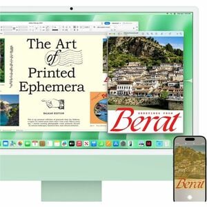 Computador Todo en Uno Apple iMac MWUY3E/A - Apple M4 - 16GB - 256GB SSD - 61cm (24") 4.5K - De Escritorio - Verde - Apple