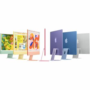 All-in-One-PC Apple iMac - Apple M4 4th Gen - 16 GB - 256 GB SSD - 61 cm (24 Zoll) 4.5K - Desktop - Silber - Apple M4 Chip