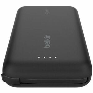 Belkin BoostCharge Power Bank - Black - For Smartphone, Tablet PC, iPad mini, iPad Pro - 2 x Type-C 20W - 10000 mAh - 20 W