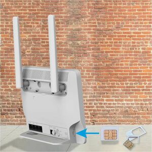 Router wireless Strong 4G+ROUTER1200 - Wi-Fi 5 - IEEE 802.11a/b/g/n/ac - 2 SIM - Ethernet, Cellulare - 4G+ - LTE - Dual Ba
