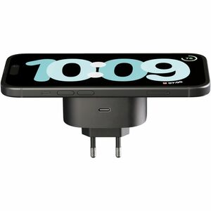 OtterBox Induction Charger - Black - For Qi2-enabled Device, iPhone - Input connectors: USB - Magnetic, MagSafe Technology