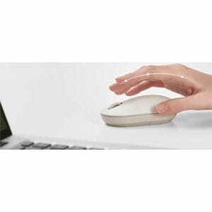 Xiaomi XMWXSB02YM Mouse - Radio Frequency - USB - White - 1 - Wireless - 2.40 GHz - 1000 dpi - Scroll Wheel