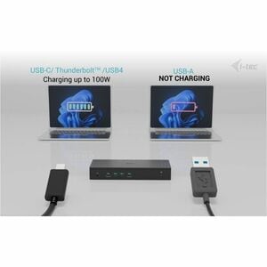 i-tec Universal 13 Port(s) USB Type C Docking Station for Tablet, Smartphone, Microphone, Monitor, Notebook - Charging Cap
