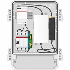 AXIS TQ1817-VE Mounting Box for Power Supply, Media Converter - White - TAA Compliant - Polycarbonate, Stainless Steel