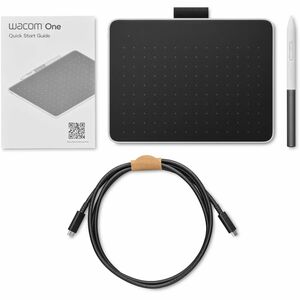 Wacom One Small Graphics Tablet - Graphics Tablet - 152.40 mm x 93.98 mm - 2540 lpi Wired/Wireless - Bluetooth - 4096 Pres