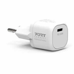 Adaptateur secteur Port Connect - 20 W - Adaptateur universel - Pour Smartphone, Tablette PC, Powerbank, Dispositif USB ty
