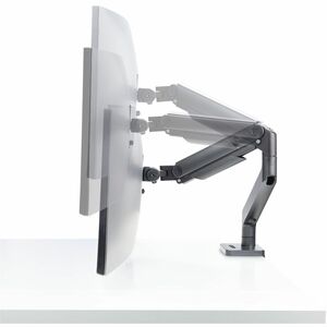 StarTech.com Mounting Arm for Monitor, Curved Screen Display, Display - Black - Landscape/Portrait - Height Adjustable - 1