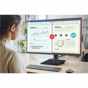 LG 27MS570B-B 27" Class Full HD LCD Monitor - 16:9 - 27" Viewable - In-plane Switching (IPS) Technology - 1920 x 1080 - 16
