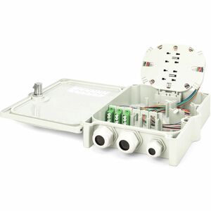 Digitus FTTH/FTTB Distribution box - 26.9 cm Height x 19.3 cm Width x 6 cm Depth - Light Grey - Acrylonitrile Butadiene St