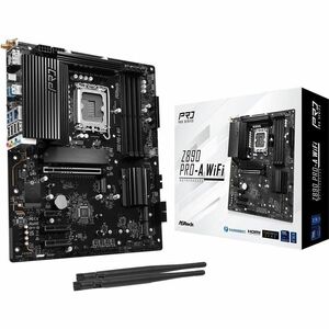 Placa base de escritorio para juegos ASRock Z890 Pro-A WiFi - Intel Z890 Conjunto de Circuitos Integrados - ATX - 256GB DD