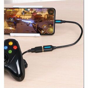 Vention CCSBB 15 cm USB/USB-C Data Transfer Cable - Cable for Mouse, Keyboard, Gaming Console, U Disk, Smartphone, Tablet,