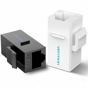 Vention VDD-B07-W Network Adapter - 10 Piece - 1 x RJ-45 Keystone - Female - 1 x RJ-45 Keystone - Female - Gold Connector 