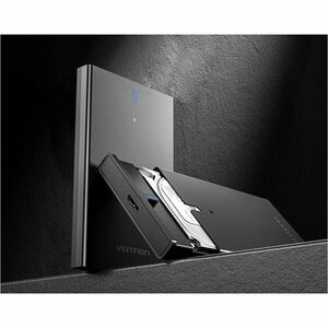 Vention KPAB0 Drive Enclosure SATA/600 - USB 3.0 Micro-B Host Interface - UASP Support Portable - Black - 1 x HDD Supporte