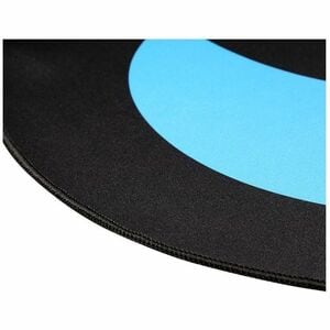 NEWSKILL Chair Mat for Chair, Floor - 1000 mm Width x 1000 mm Depth x 3 mm Thickness - Rug Pad - MicroFiber - Black, Blue