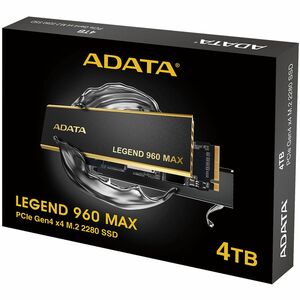 Unidad de estado sólido Adata LEGEND 960 MAX ALEG-960M-4TCS - M.2 2280 Interno - 4TB - PCI Express (PCI Express 4.0 x4) - 