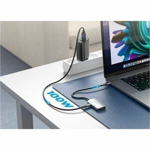 Vention USB Type C Docking Station for Notebook, Tablet, Smartphone, Gaming Console, Monitor - Charging Capability - Grey 